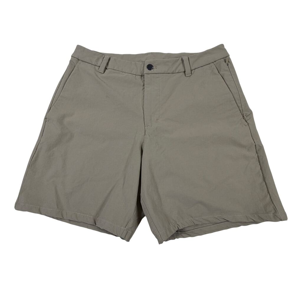 Lululemon Commission Classic-Fit Short 7" Warpstreme LM7AO2S Khaki Men Sz 32